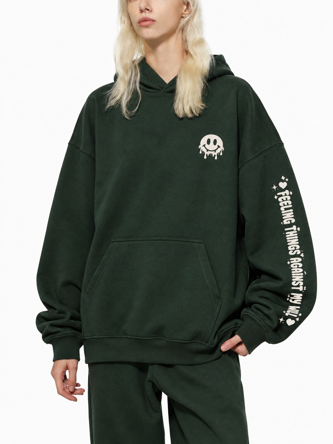 The Human Condition Hoodie — Forest Green