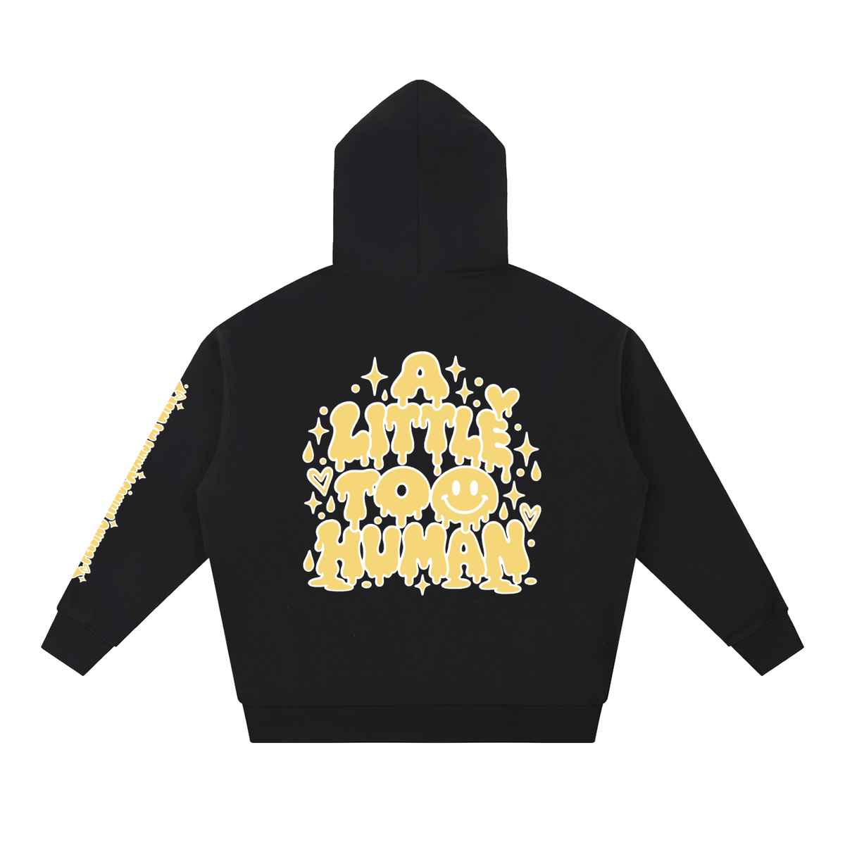 The Human Condition Hoodie — Blackest Black